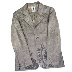Chrom Brown Tweed Vintage Sports Jacket from France
